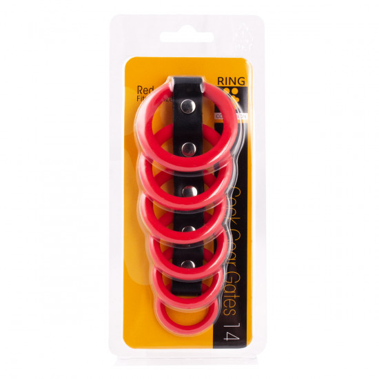 Ring It No. 14 Cock Gear Gates Rood/Zwart