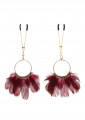 Taboom Tweezers With Feathers Rood