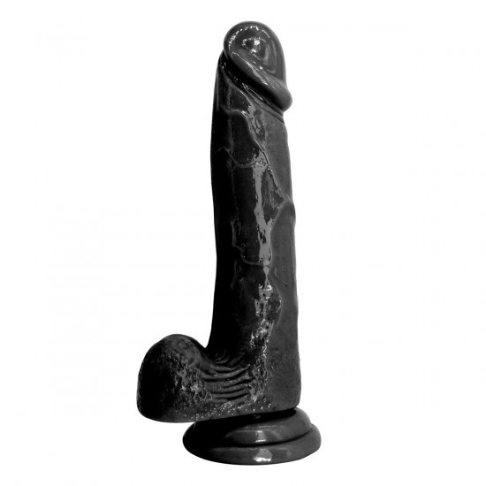 Bang It Real Dildo No. 10 Met Ballen Zwart