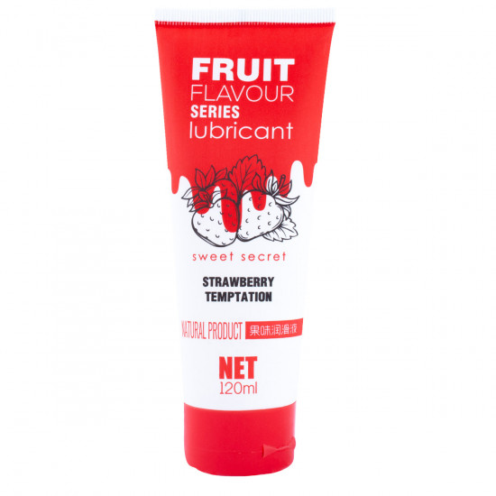 Fruit Flavour Series Waterbased Glijmiddel Strawberry Temptation 120 ml