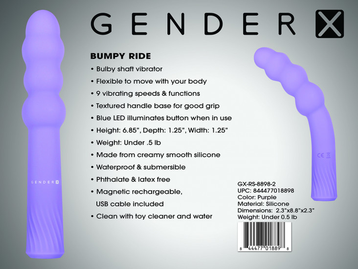 Gender X Bumpy Ride Vibrator Paars