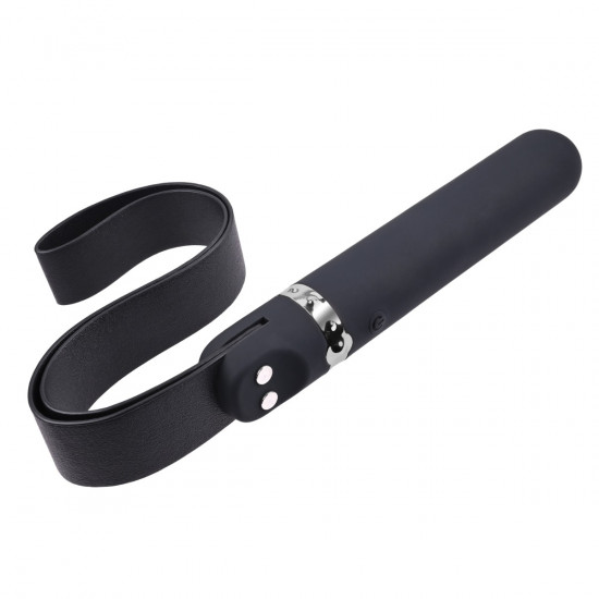 Adam & Eve Spank Me Vibe Vibrator/Zweep Zwart