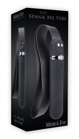 Adam & Eve Spank Me Vibe Vibrator/Zweep Zwart