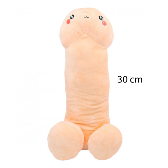 Klaartje De Knuffel Piemel 30 cm Blank