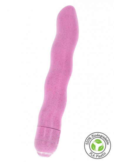 Organic Wave Green Fuck Pink Vibrator