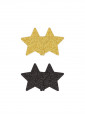 Pretty Pasties Glitter Ster Zwart/Goud