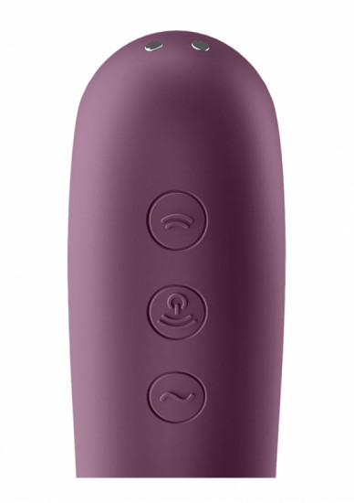 Satisfyer Dual Kiss Air Pulse Vibrator Rood