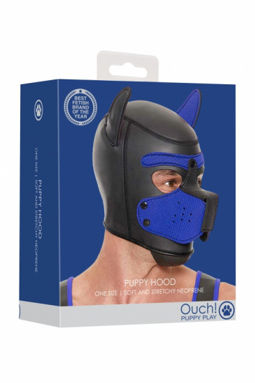 Ouch! Puppy Hood Masker Blauw