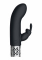 Royal Gems Dazzling Rabbit Vibrator Zwart