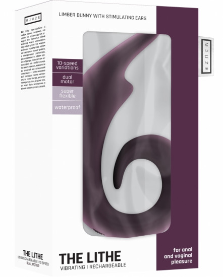 Mjuze The Lithe Bunny Dubbele Vibrator Paars