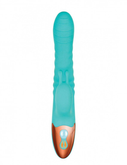 Heat Me Up Warming Rabbit Vibrator Turquoise