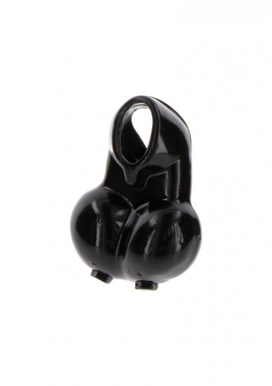 Toy Joy Penis Ring with scrotum holder Zwart