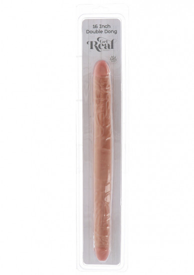 Get Real Double Dong 16 Inch Flesh