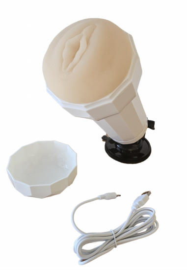 Chisa Handsfree Vibrerende Pussy Met Zuignap Masturbator Blank