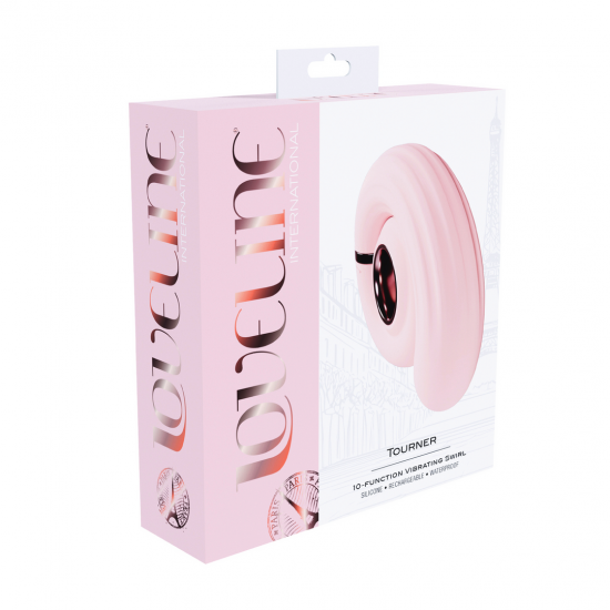 Loveline Tourner Vibrating Swirl Vibrator Licht Roze