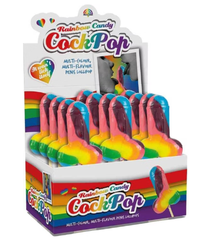 Rainbow Candy Cock Pop