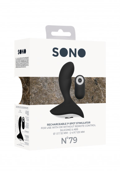 Sono Rechargeable P-Spot Stimulator No. 79 Zwart