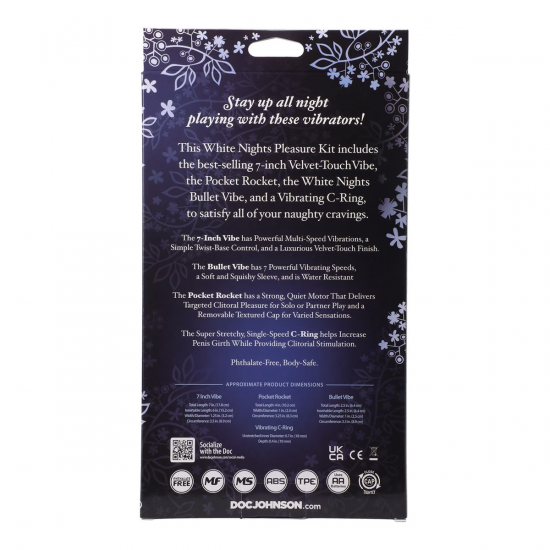 Doc Johnson White Nights Pleasure Kit Koppels