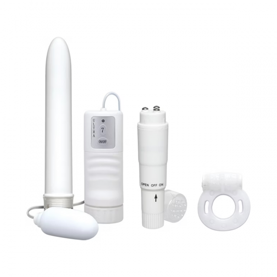 Doc Johnson White Nights Pleasure Kit Koppels