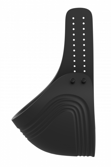 Ramrod Adjustable Vibrerende Cockring Met Afstandbediening Zwart