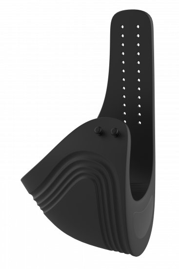 Ramrod Adjustable Vibrerende Cockring Met Afstandbediening Zwart