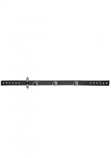 Ouch! Adjustable Cuff Belt With Bullet Zwart