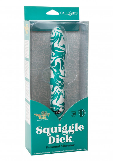Calexotics Squiggle Dick Vibrator Turquoise