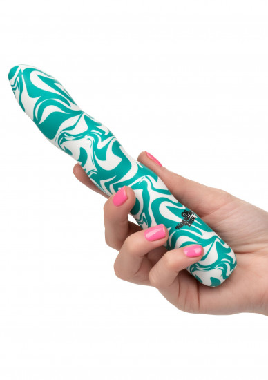 Calexotics Squiggle Dick Vibrator Turquoise