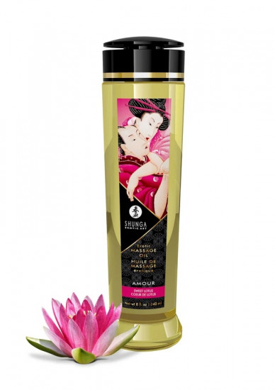 Shunga - Massage Olie - Lotus - 240 ml