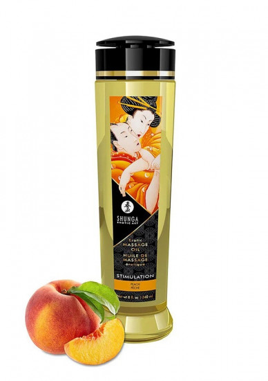 Shunga - Massage Olie - Peach - 240 ml