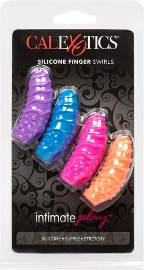 Calexotics Posh Silicone Finger Swirls - Vinger Vibrators