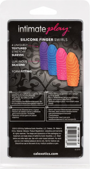 Calexotics Posh Silicone Finger Swirls - Vinger Vibrators