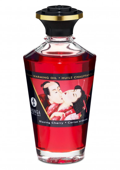 Shunga - Aphrodisiac Verwarmende Olie - Cherry - 100 ml