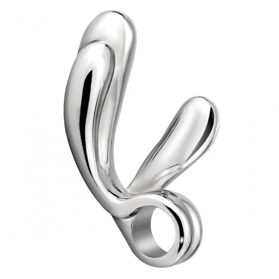 Metal Worx Double Trouble Dong Zilver