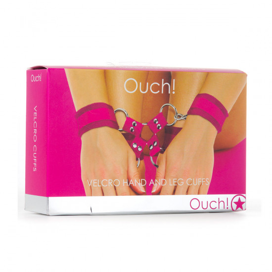 Ouch! Velcro Hand- & Enkelboeien Set Roze