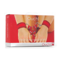 Ouch! Velcro Hand- & Enkelboeien Set Rood