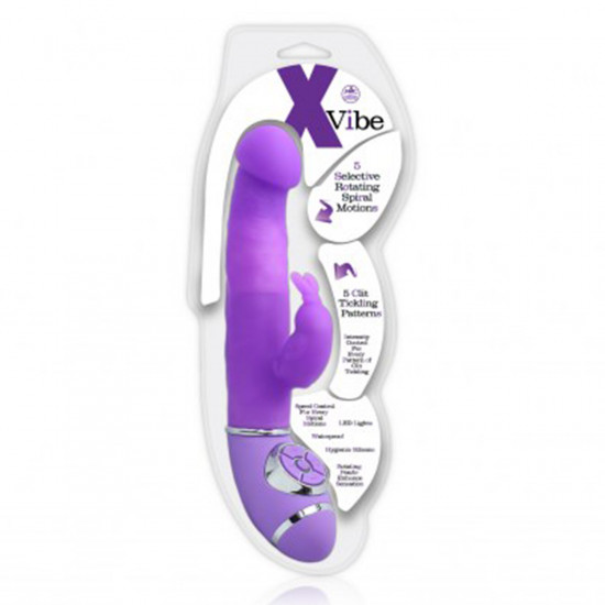 X-Vibe Bunny Rabbit Vibrator Paars