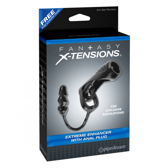Fantasy X-tensions Extreme Enhancer Plug Zwart