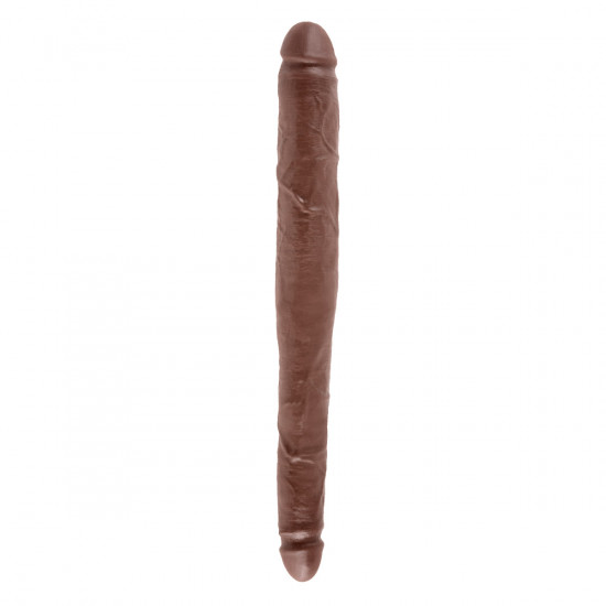 King Cock 16 Inch Tapered Double Dildo Bruin
