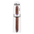 King Cock 16 Inch Thick Double Dildo Bruin