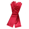 Satijnen Handschoenen Rood