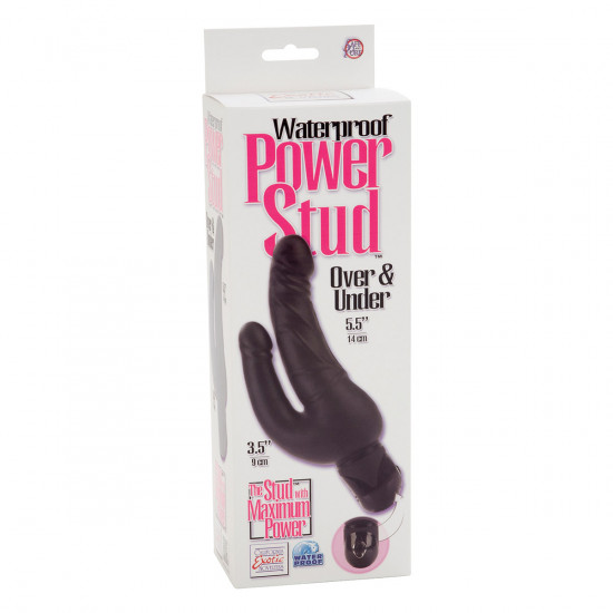 Bendie Power Stud Over & Under Vibrator Zwart