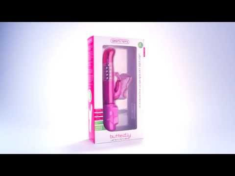 Shots Toys Butterfly Vibrator Roze