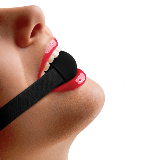 Ouch! Elastic Ball Gag Zwart