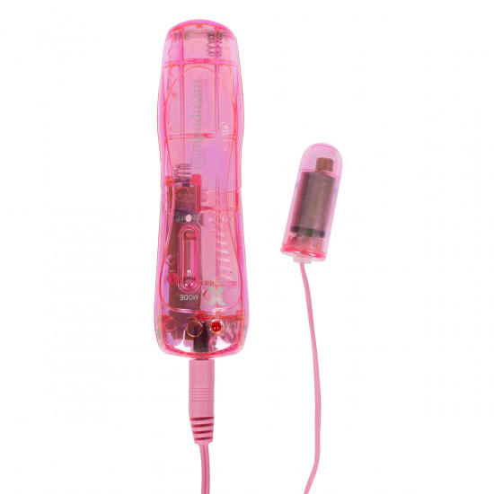 Icicles No. 34 Vibrerende Rabbit Strap-On Roze