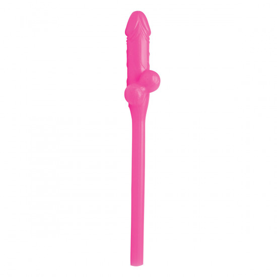 Bachelorette Jumbo Pecker Drink Rietje Roze