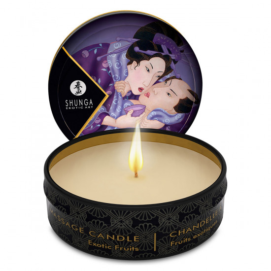 Shunga Candle - Exotic Fruits Libido - Massage Kaars - 30 ml