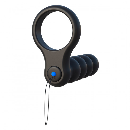 C-Ringz Remote Double Penetrator Cockring Zwart