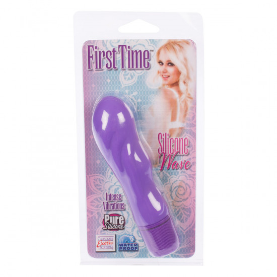 First Time Silicone Wave Vibrator Paars
