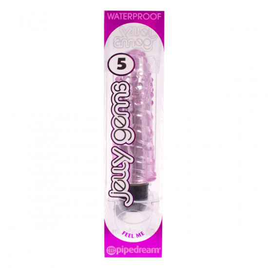 Jelly Gems 5 Vibrator Roze